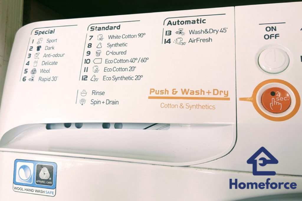 Washer Dryer Controls